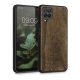 Etui Kwmobile do Samsunga Galaxy A12, drewno, brąz, 55092.03