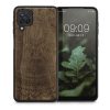 Etui Kwmobile do Samsunga Galaxy A12, drewno, brąz, 55092.03