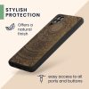 Etui Kwmobile do Samsunga Galaxy A12, drewno, brąz, 55092.03