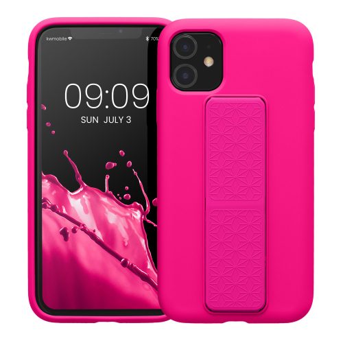 Etui Kwmobile do Apple iPhone 11, silikonowe, różowe, 58280.77