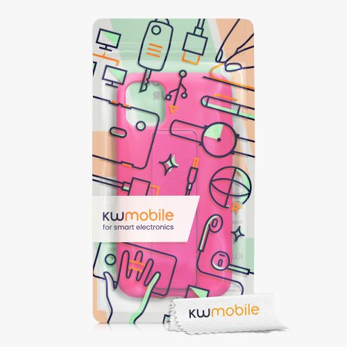 Etui Kwmobile do Apple iPhone 11, silikonowe, różowe, 58280.77