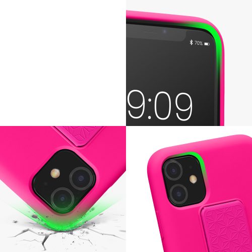 Etui Kwmobile do Apple iPhone 11, silikonowe, różowe, 58280.77