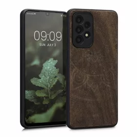   Etui Kwmobile do Samsunga Galaxy A33 5G, drewno, brąz, 58316.03