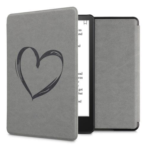 Etui do Amazon Kindle Paperwhite 11, Kwmobile, Szare, Ekoskóra, 56258.06