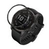 Ramka tarczy do Garmin Fenix 7S, Kwmobile, Czarny/Srebrny, Aluminium, 58352.01