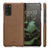 Etui Kwmobile do Samsunga Galaxy S20 FE, Skóra ekologiczna, Brązowy, 58502.24