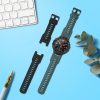 Zestaw 2 pasków do Huami Amazfit T-Rex/Amazfit T-Rex Pro, Kwmobile, Czarny/Zielony, Silikon, 58460.02