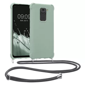   Etui Kwmobile do Xiaomi Redmi Note 9, silikonowe, zielone, 53147.172