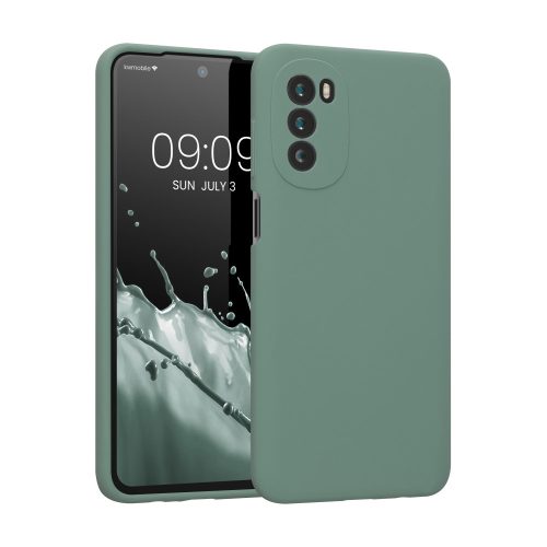 Etui Kwmobile do Motoroli Moto G52/Moto G82, silikon, zielony, 58542.166