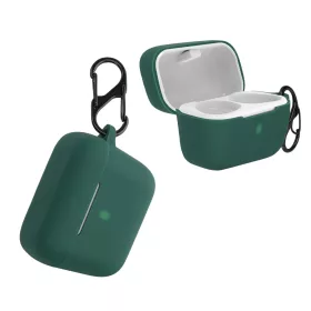   Etui na słuchawki Sennheiser CX True Wireless, Kwmobile, Zielone, Silikon, 55991.80