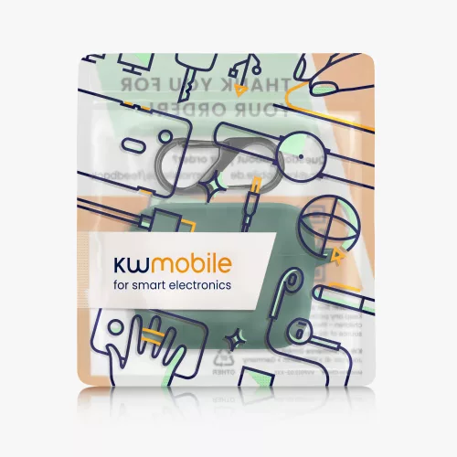 Etui na słuchawki Sennheiser CX True Wireless, Kwmobile, Zielone, Silikon, 55991.80