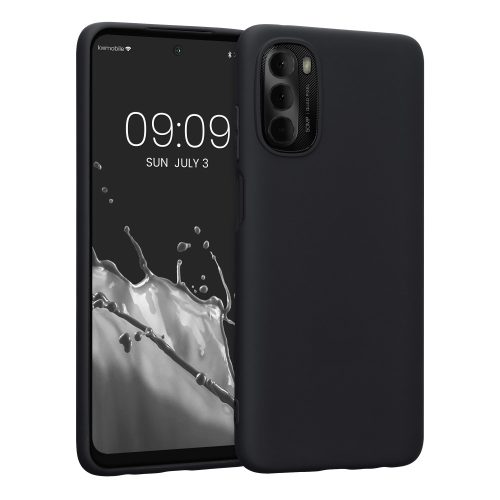 Etui Kwmobile do Motoroli Moto G (2022), silikon, czarny, 58530.47