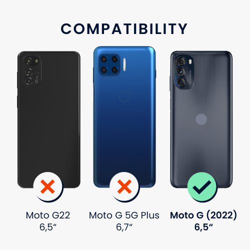 Etui Kwmobile do Motoroli Moto G (2022), silikon, czarny, 58530.47