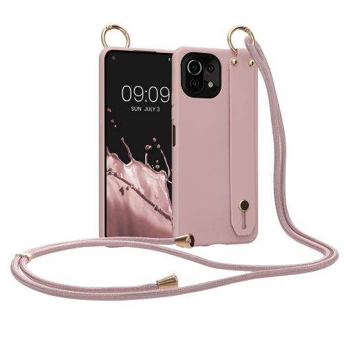 Etui Kwmobile do Xiaomi Mi 11 Lite 5G/11 Lite 5G NE, Silikon, Różowy, 57331.193