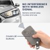Osłona kluczyka do samochodu Renault 4 przyciski, Kwmobile, szara, ekoskóra, 48568.17