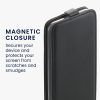 Etui Kwmobile do Samsunga Galaxy A23, Skóra Ekologiczna, Czarny, 58617.01