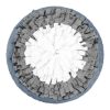 Covoras de adulmecat Navaris pentru caini, rotund, lavabil, gri/albastru, 55129.22