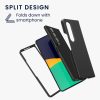 Etui Kwmobile do Samsunga Galaxy Z Fold 4, Eko skóra, Czarny, 58680.01