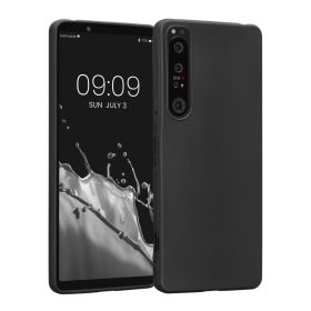  Etui Kwmobile do Sony Xperia 1 IV, silikonowe, czarne, 58661.01