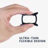 Zestaw 2 etui do Huami Amazfit GTS 3/Amazfit GTR 3 Pro, Kwmobile, przezroczysty/niebieski, silikon, 58719.02