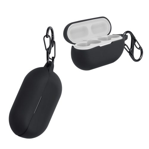 Etui na nauszniki Ambie Sound AM-TW01, Kwmobile, czarne, silikonowe, 58710.01
