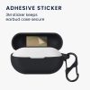 Etui na nauszniki Ambie Sound AM-TW01, Kwmobile, czarne, silikonowe, 58710.01