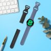 Zestaw 2 pasków do zegarka Samsung Galaxy Watch 4 (40 mm)/Galaxy Watch 4 (44 mm)/Galaxy Watch 4 Classic (42 mm), Kwmobile, Czarny/Niebieski, Silikon, 58740.01