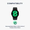 Zestaw 2 pasków do zegarka Samsung Galaxy Watch 4 (40 mm)/Galaxy Watch 4 (44 mm)/Galaxy Watch 4 Classic (42 mm), Kwmobile, Czarny/Niebieski, Silikon, 58740.01