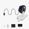 Podstawka dokująca do Huami Amazfit Bip U/Amazfit Pop Pro/Amazfit T-Rex Pro, Kwmobile, Czarny/Srebrny, Metal, 58727.01