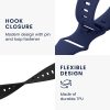 Zestaw 2 pasków do Huami Amazfit Bip S/Amazfit Bip S Lite, Kwmobile, czarny/niebieski, silikon, 58717.01