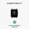 Zestaw 2 pasków do Huami Amazfit Bip S/Amazfit Bip S Lite, Kwmobile, czarny/niebieski, silikon, 58717.01