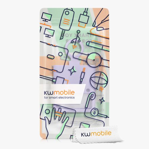 Etui kwmobile do Samsunga Galaxy Z Flip 3, silikonowe, fioletowe, 58783.108