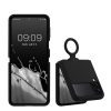 Etui kwmobile do Samsunga Galaxy Z Flip 3, Silikon, Czarny, 58783.01