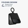 Etui kwmobile do Samsunga Galaxy Z Flip 3, Silikon, Czarny, 58783.01