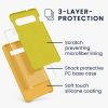Etui Kwmobile do Samsunga Galaxy S10, Silikon, Żółty, 47732.191