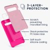 Etui Kwmobile do Samsunga Galaxy S10, silikonowe, różowe, 47732.77