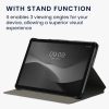Etui do tabletu Huawei MatePad T10/MatePad T10s, Kwmobile, Szary/Czarny, Tekstylny, 58774.01