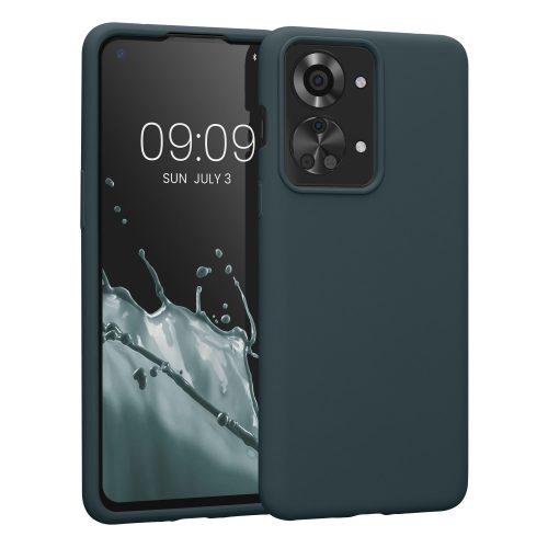 Etui Kwmobile do OnePlus Nord 2T, silikonowe, niebieskie, 58764.202