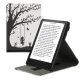 Etui do Amazon Kindle Paperwhite 11, Kwmobile, czarno-białe, ekoskóra, 56264.12