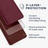 Etui Kwmobile do OnePlus Nord 2T, silikonowe, czerwone, 58764.190