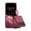 Etui Kwmobile do Samsung Galaxy Z Flip4, Ciemny róż, Silikon, 58786.167
