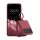 Etui Kwmobile do Samsung Galaxy Z Flip4, Ciemny róż, Silikon, 58786.167