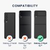 Etui Kwmobile do Samsung Galaxy Z Flip4, Ciemny róż, Silikon, 58786.167