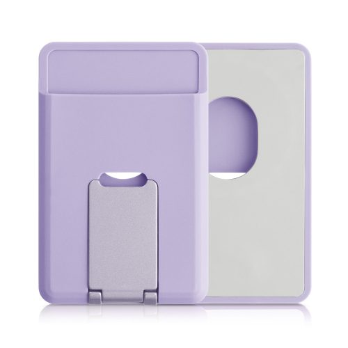 Magnetyczne etui na karty kompatybilne z Apple iPhone 14 Series/iPhone 13 Series/iPhone 12 Series, Kwmobile, Fioletowy, Plastik, 58791.139