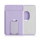 Magnetyczne etui na karty kompatybilne z Apple iPhone 14 Series/iPhone 13 Series/iPhone 12 Series, Kwmobile, Fioletowy, Plastik, 58791.139