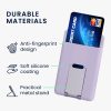 Magnetyczne etui na karty kompatybilne z Apple iPhone 14 Series/iPhone 13 Series/iPhone 12 Series, Kwmobile, Fioletowy, Plastik, 58791.139