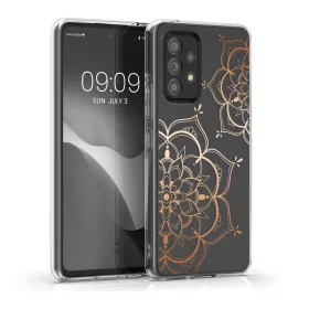   Etui Kwmobile do Samsunga Galaxy A53 5G, silikonowe, przezroczyste/różowe, 58800.02