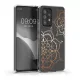 Etui Kwmobile do Samsunga Galaxy A53 5G, silikonowe, przezroczyste/różowe, 58800.02