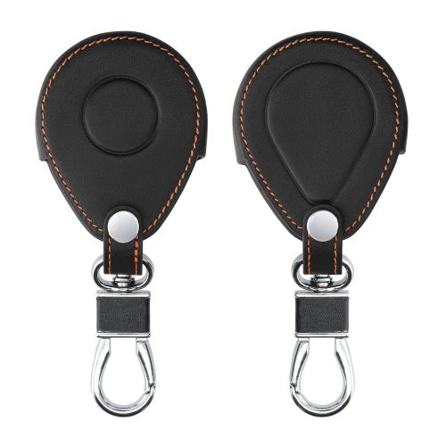 Etui na kluczyki do motocykla Harley Davidson, Kwmobile, czarne, skóra ekologiczna, 56477.47
