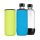 Zestaw 2 pokrowców Cooler Jacket na butelki SodaStream, Kwmobile, niebiesko-żółty, neopren, 58833.02